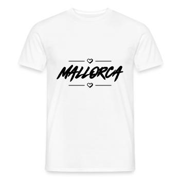 Majorca Heart - Men's T-Shirt - white - Front - AI Model Male 178 dark (178cm)