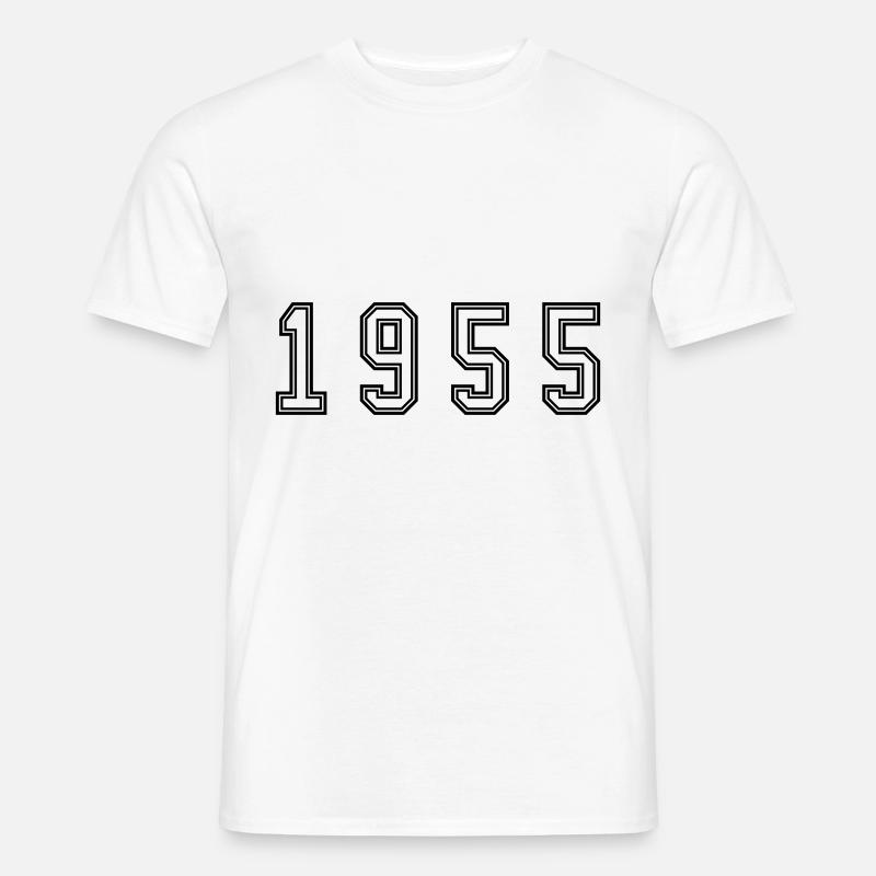 1955 Årstal - Mænd T-shirt - hvid