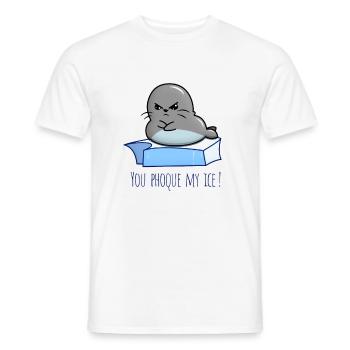 You Seal My Geschenk Humor - Männer T-Shirt - Weiß - Vorne - AI Model Male 178 dark (178cm)