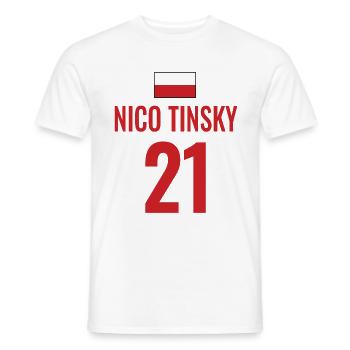 Fußball Sauf Trikot Polen Mallorca Party Gruppen - Männer T-Shirt - Weiß - Vorne - AI Model Male 178 dark (178cm)