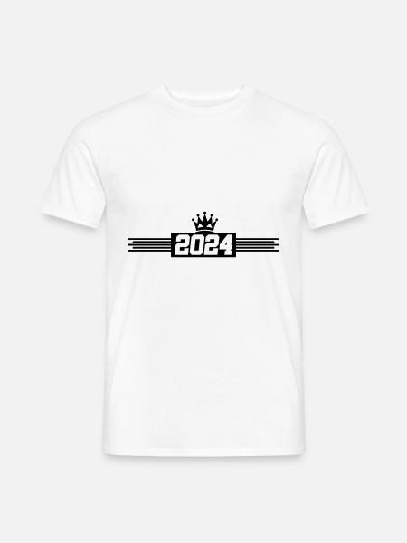 Couronne 2024 - T-shirt homme - blanc