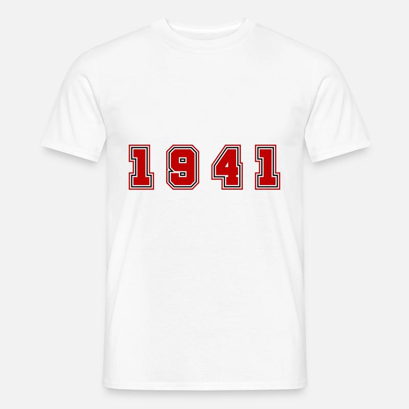 Numéro de l’année 1941 - T-shirt homme - blanc