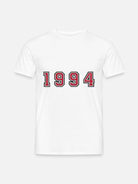1994 year number - Men's T-Shirt - white