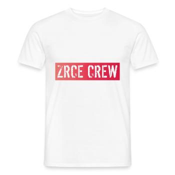 Zrce Crew - Männer T-Shirt - Weiß - Vorne - AI Model Male 178 dark (178cm)