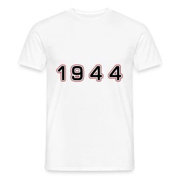 1944 Jahr Zahl - Männer T-Shirt - Weiß - Vorne - AI Model Male 178 dark (178cm)