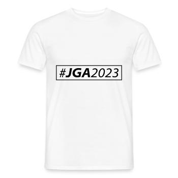 Jga 2023 Junggesellenabschied - Männer T-Shirt - Weiß - Vorne - AI Model Male 178 dark (178cm)