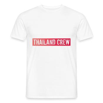 Thailand Crew - Männer T-Shirt - Weiß - Vorne - AI Model Male 178 dark (178cm)