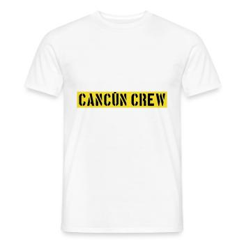 Équipage Cancun - T-shirt homme - blanc - Devant - AI Model Male 178 dark (178cm)