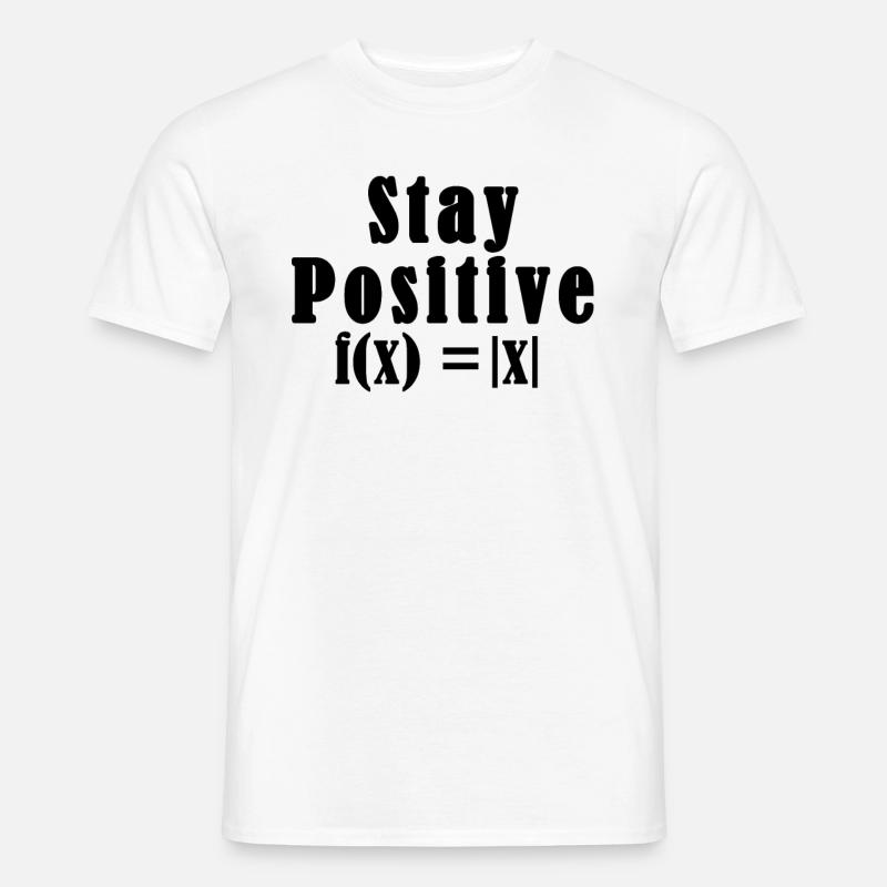 Mathe TShirt - Männer T-Shirt - Weiß