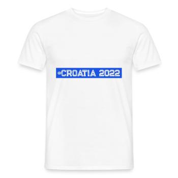 Croatia 2022 - Männer T-Shirt - Weiß - Vorne - AI Model Male 178 dark (178cm)