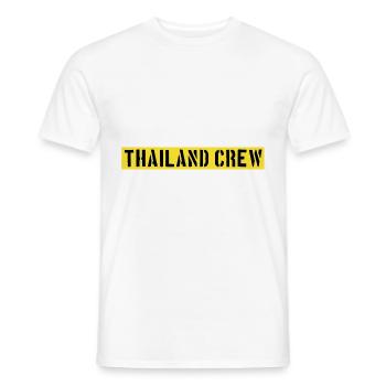 Thailand Crew - Männer T-Shirt - Weiß - Vorne - AI Model Male 178 dark (178cm)