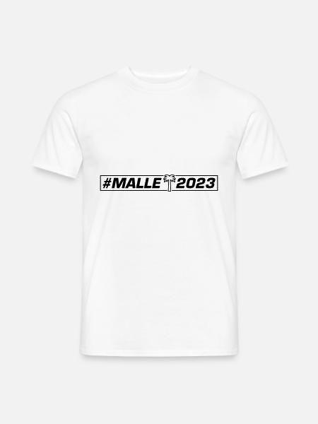 Malle 2023 - Männer T-Shirt - Weiß