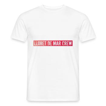 Lloret De Mar Crew - T-shirt homme - blanc - Devant - AI Model Male 178 dark (178cm)