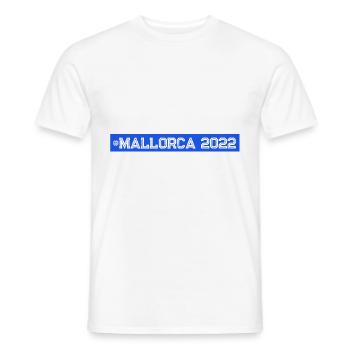 Mallorca 2022 - Männer T-Shirt - Weiß - Vorne - AI Model Male 178 dark (178cm)