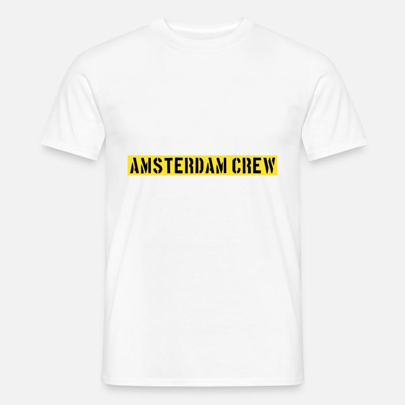 Amsterdam Crew - Männer T-Shirt - Weiß