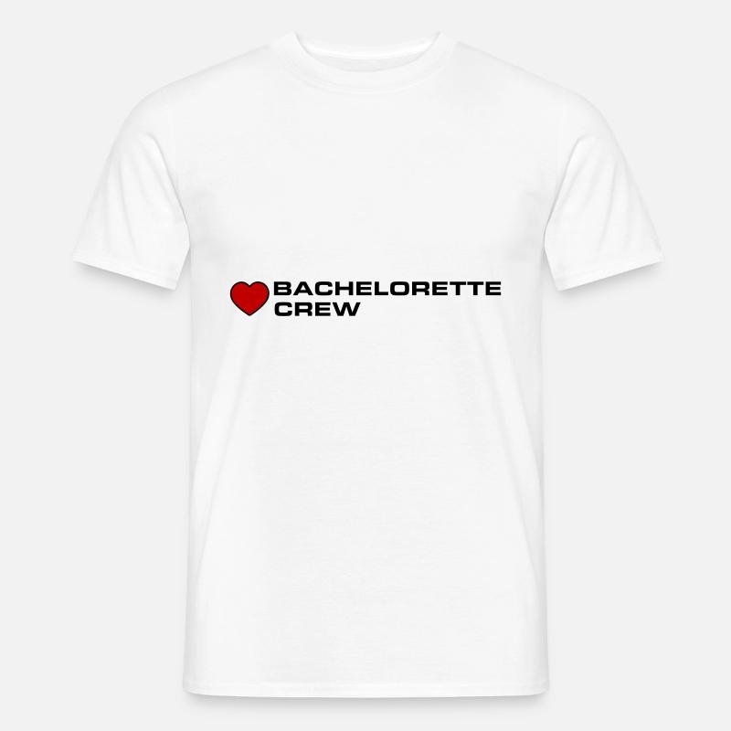 Bachelorette Crew - Männer T-Shirt - Weiß