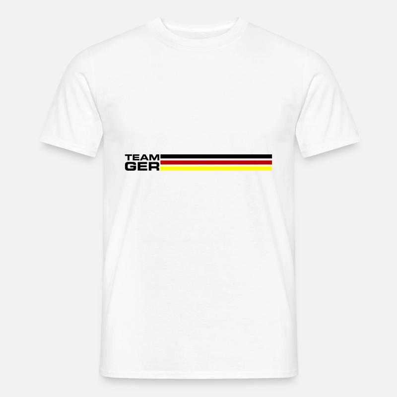 Team Germany - Männer T-Shirt - Weiß
