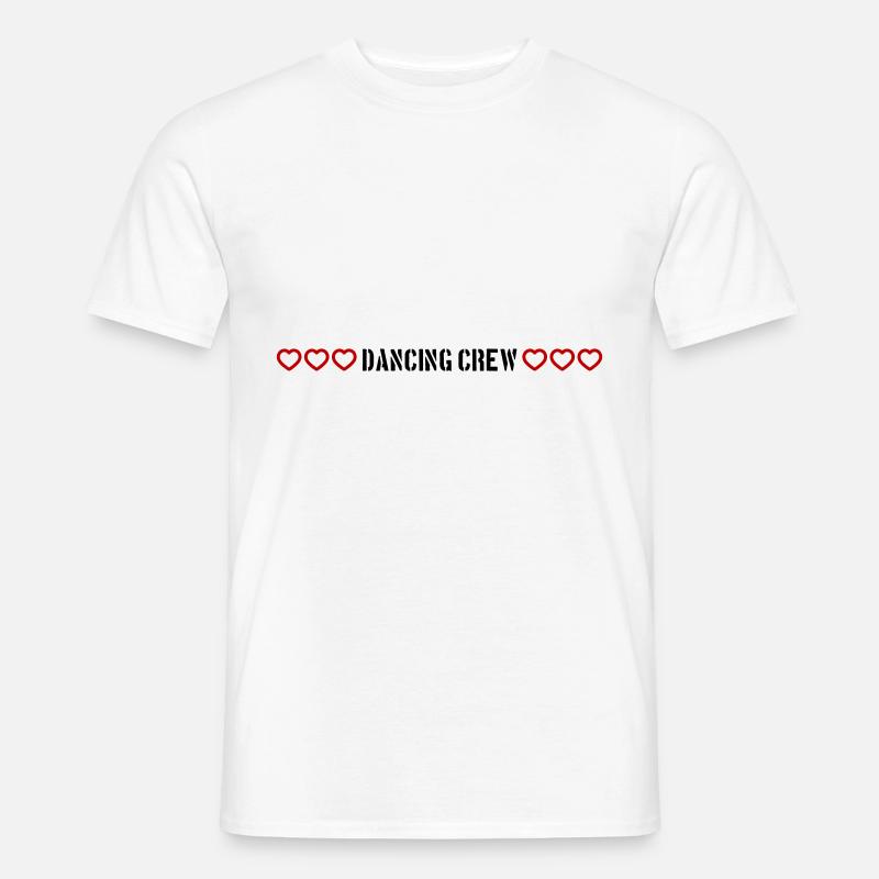 Dancing Crew Hearts - Men's T-Shirt - white