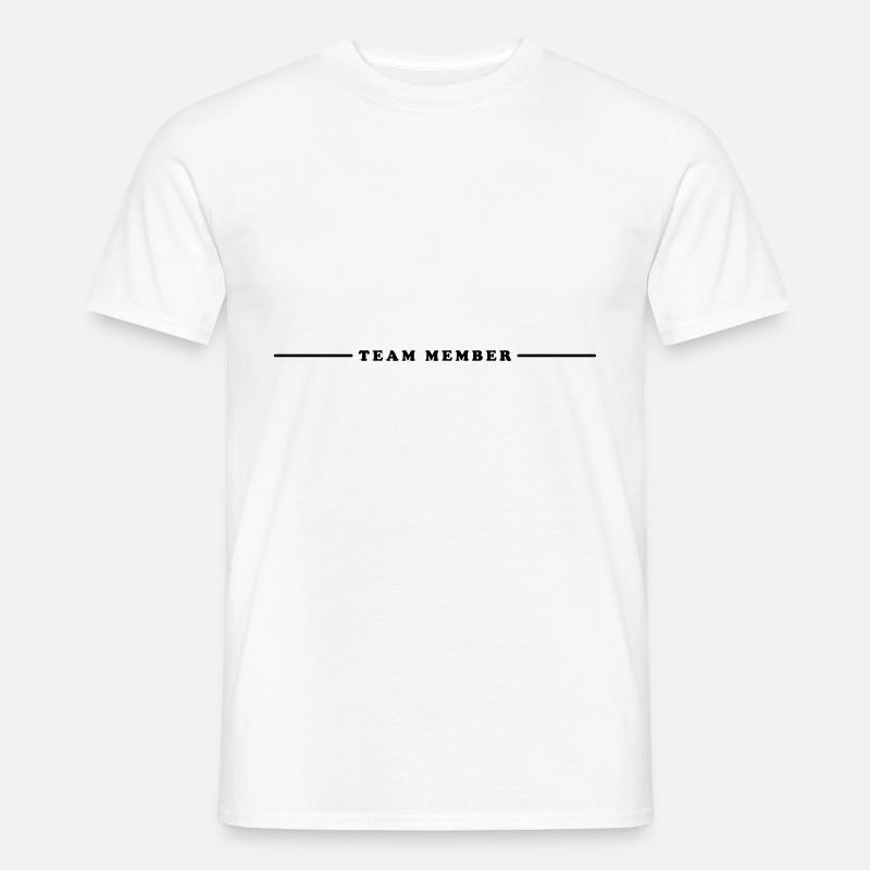 Team Member - Männer T-Shirt - Weiß