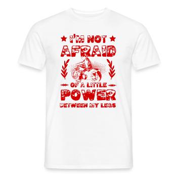 Puissance de la moto - T-shirt homme - blanc - Devant - AI Model Male 178 dark (178cm)