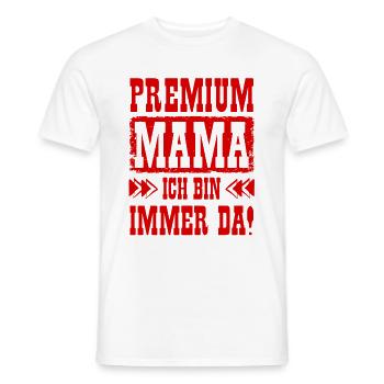 Beste Mama der Welt - Männer T-Shirt - Weiß - Vorne - AI Model Male 178 dark (178cm)