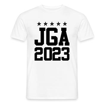 Jga 2023 Junggesellenabschied - Männer T-Shirt - Weiß - Vorne - AI Model Male 178 dark (178cm)