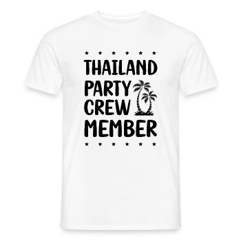 Thailand Party Crew - Männer T-Shirt - Weiß - Vorne - AI Model Male 178 dark (178cm)