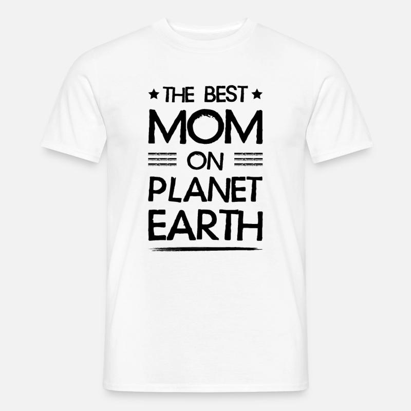 Beste Mom Mama Zitat Mutter - Männer T-Shirt - Weiß