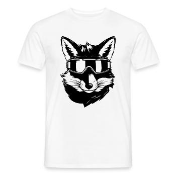 Ski Fuchs - Männer T-Shirt - Weiß - Vorne - AI Model Male 178 dark (178cm)