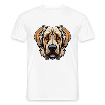 Kangal Hund Kopf - Männer T-Shirt - Weiß - Vorne - AI Model Male 178 dark (178cm)