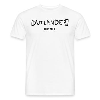 Outlander Everywhere - Männer T-Shirt - Weiß - Vorne - AI Model Male 178 dark (178cm)