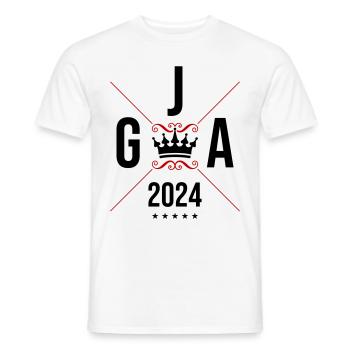 Jga 2024 Junggesellenabschied - Männer T-Shirt - Weiß - Vorne - AI Model Male 178 dark (178cm)