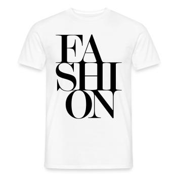 FASHION Design - Männer T-Shirt - Weiß - Vorne - AI Model Male 178 dark (178cm)