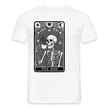 Tarot The Dad - Men's T-Shirt - white - Front - AI Model Male 178 dark (178cm)