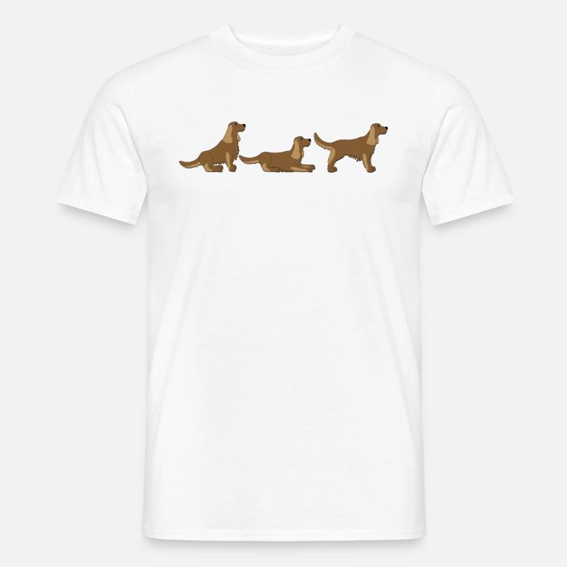 place get Cocker Spaniel - Men's T-Shirt - white