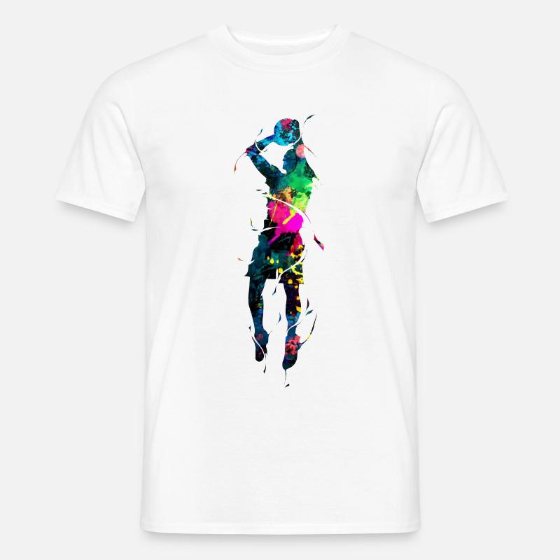 Colourful Shooter - Männer T-Shirt - Weiß