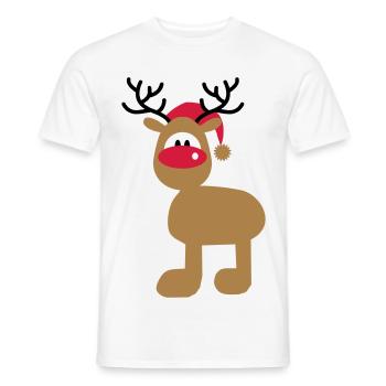 Noël - T-shirt homme - blanc - Devant - AI Model Male 178 dark (178cm)
