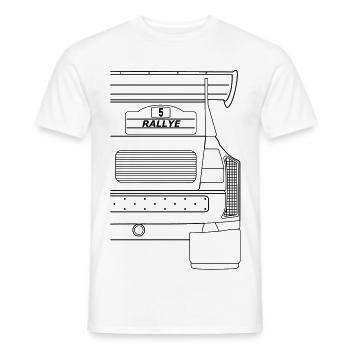 Rallye S1 E2 Sport Quattro Heck - T-shirt homme - blanc - Devant - AI Model Male 178 dark (178cm)