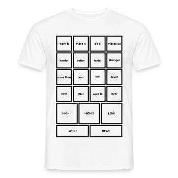 Work It – Motivation, Power & Fortschritt - Männer T-Shirt - Weiß - Vorne - AI Model Male 178 dark (178cm)