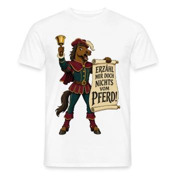 Gaul mit Durchblick - Männer T-Shirt - Weiß - Vorne - AI Model Male 178 dark (178cm)