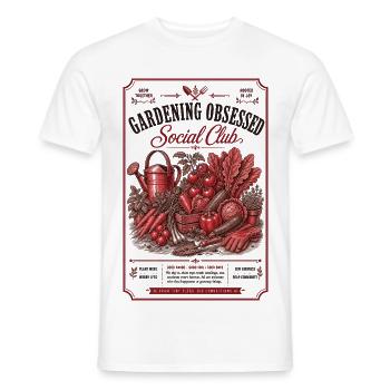 Urbaner Gartenbau Gärtnerbesessener Sozialclub - Männer T-Shirt - Weiß - Vorne - AI Model Male 178 dark (178cm)