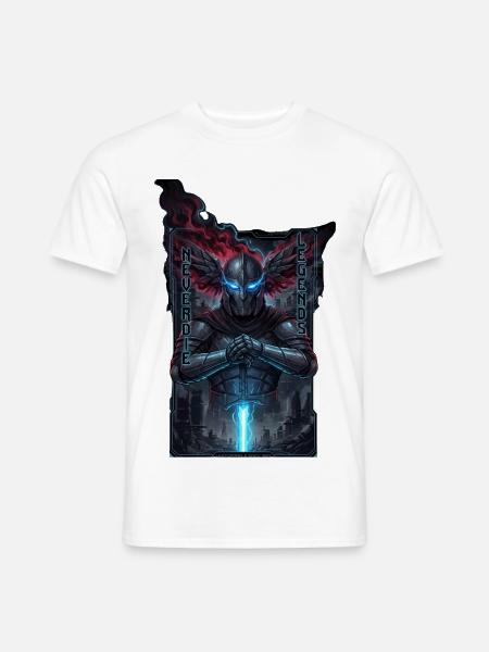 Cyber Hussar – Legenden sterben niemals - Männer T-Shirt - Weiß