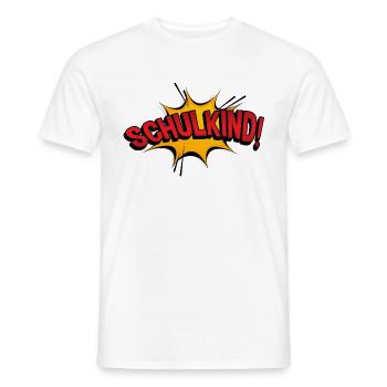 schulkind einschulung erste klasse kindergarten - Männer T-Shirt - Weiß - Vorne - AI Model Male 178 dark (178cm)
