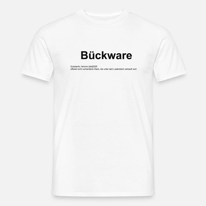 Bückware - Männer T-Shirt - Weiß