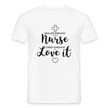 Krankenschwester - Männer T-Shirt - Weiß - Vorne - AI Model Male 178 dark (178cm)
