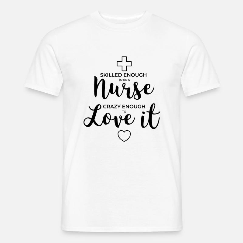 Krankenschwester - Männer T-Shirt - Weiß