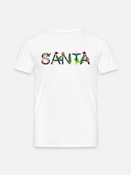 Nikolaus_Weihnachten Santa Claus - Männer T-Shirt - Weiß