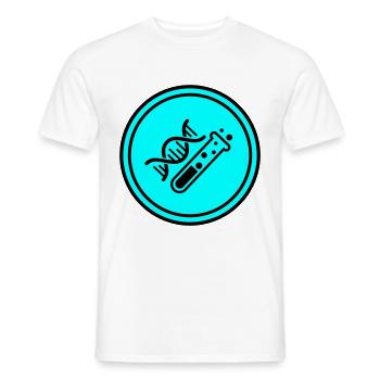 Reagenzglas chemie - Männer T-Shirt - Weiß - Vorne - AI Model Male 178 dark (178cm)