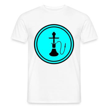 Bong Rauchen - Männer T-Shirt - Weiß - Vorne - AI Model Male 178 dark (178cm)