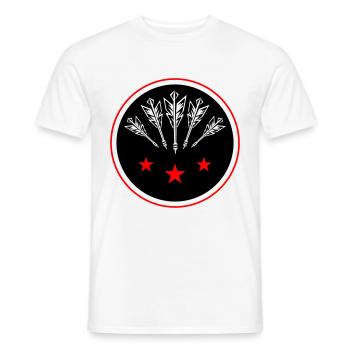 Darts Team Dartpfeile Symbol - Männer T-Shirt - Weiß - Vorne - AI Model Male 178 dark (178cm)